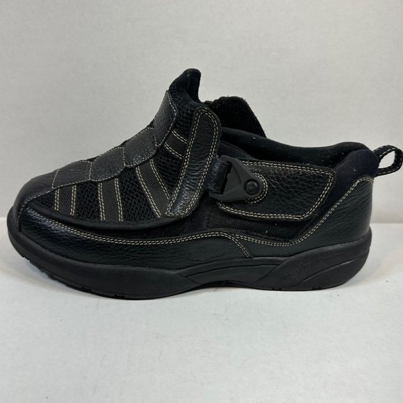 Dr Comfort Edward X Depth 10.5 W Black Leather 9610 Diabetic Velvet Lining - Picture 2 of 7